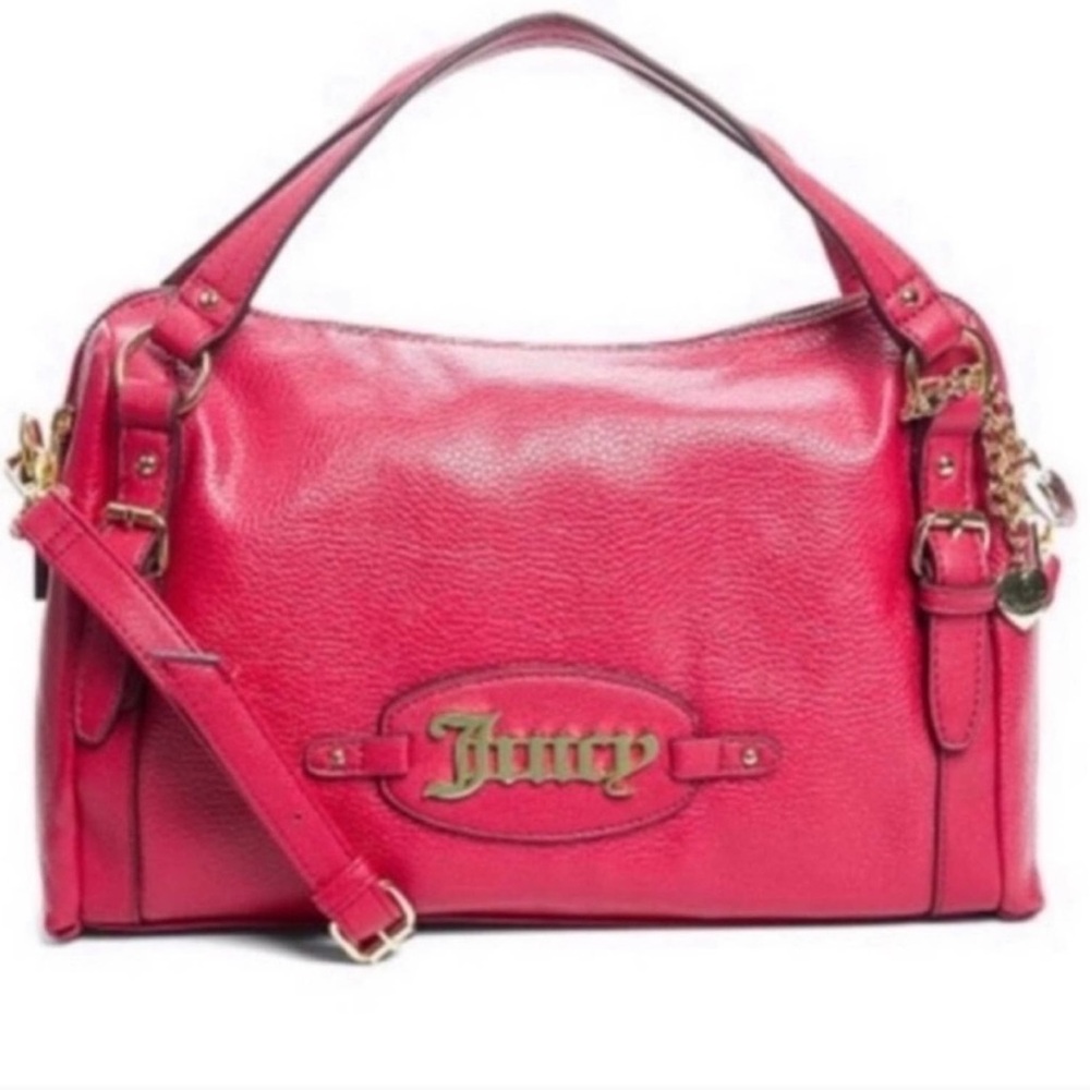 Juicy Couture Bold Move Satchel Hot Pink